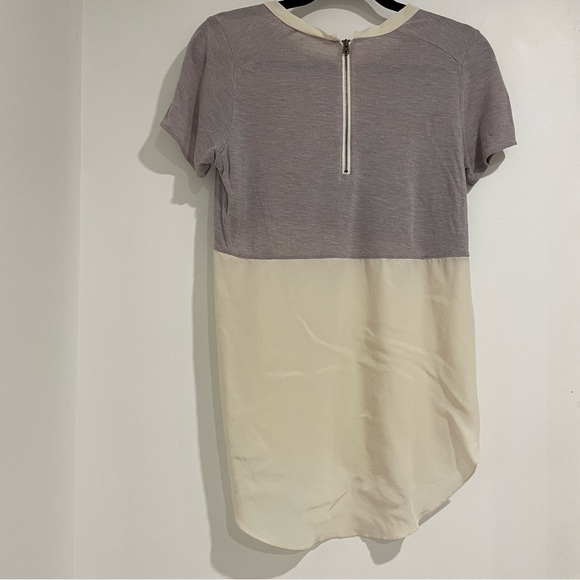 Aritzia Wilfred Silk Two-Tone Tee XS - Picture 2 of 3